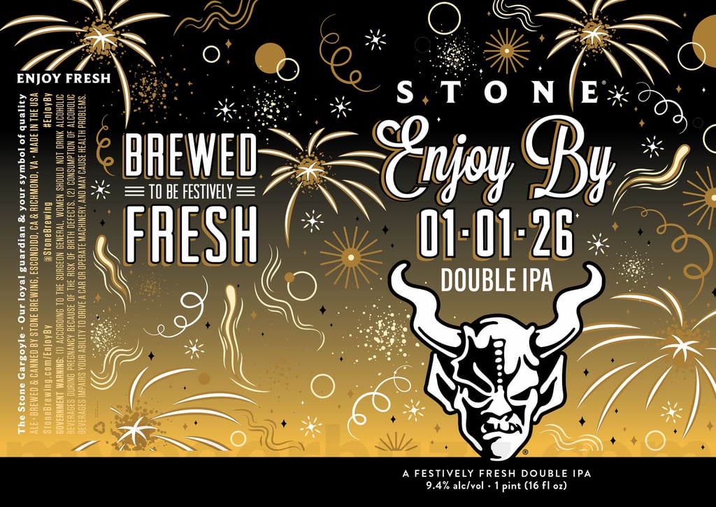 Stone Working On Enjoy By 01-01-26 & Enjoy By Funky Fresh IPA