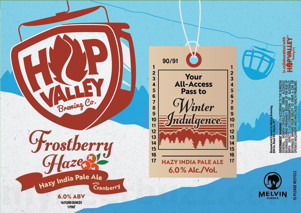 Melvin & Hop Valley Collaborate On Frostberry Haze Cans / Frogtown Brewery Timberline Toddy