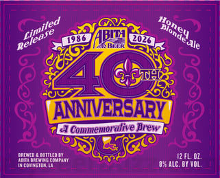 Abita Brewing Working On 40th Anniversary Honey Blonde Ale, Mango Wheat