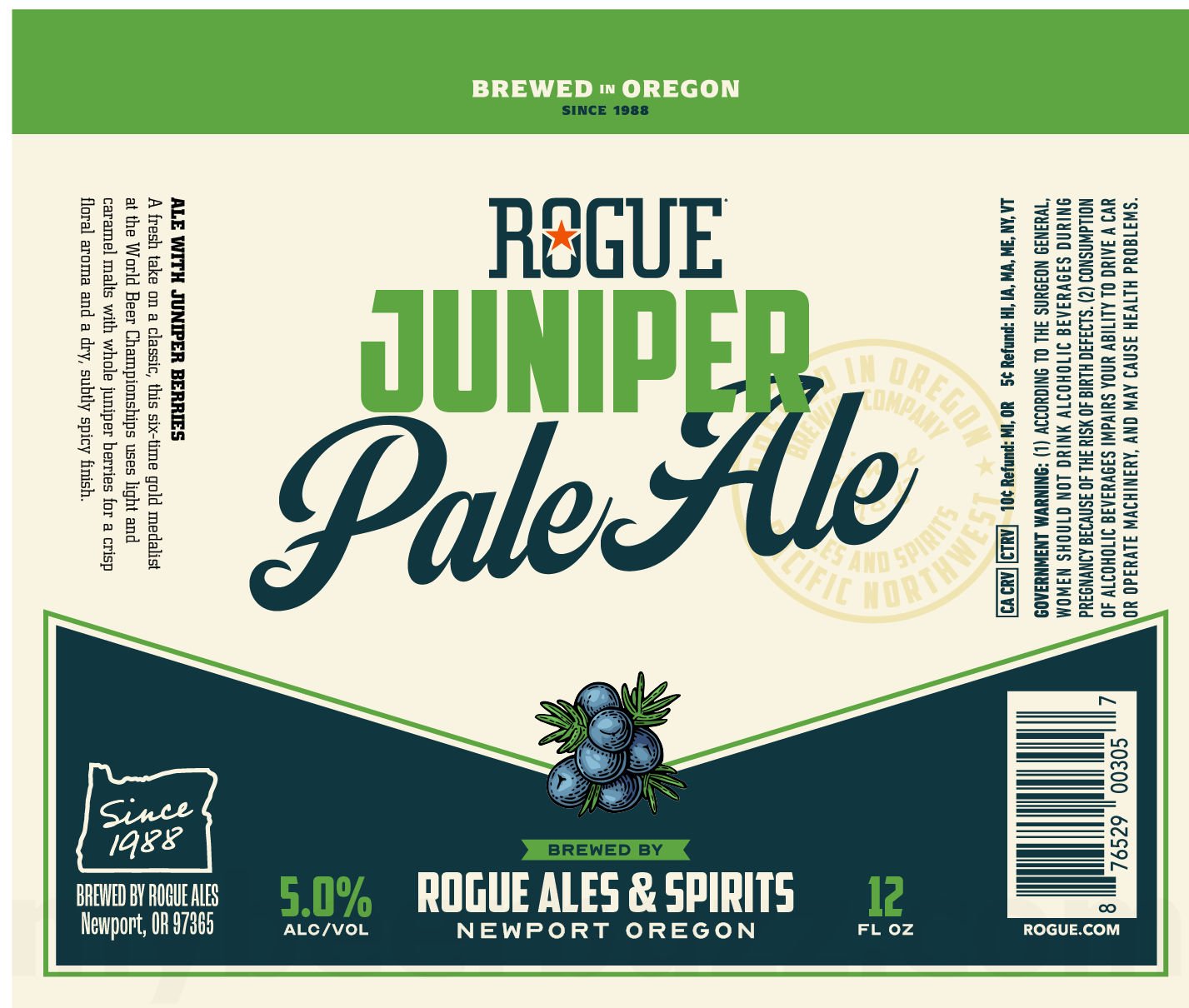 2025 Rogue Juniper Pale Ale 12-oz Bottles