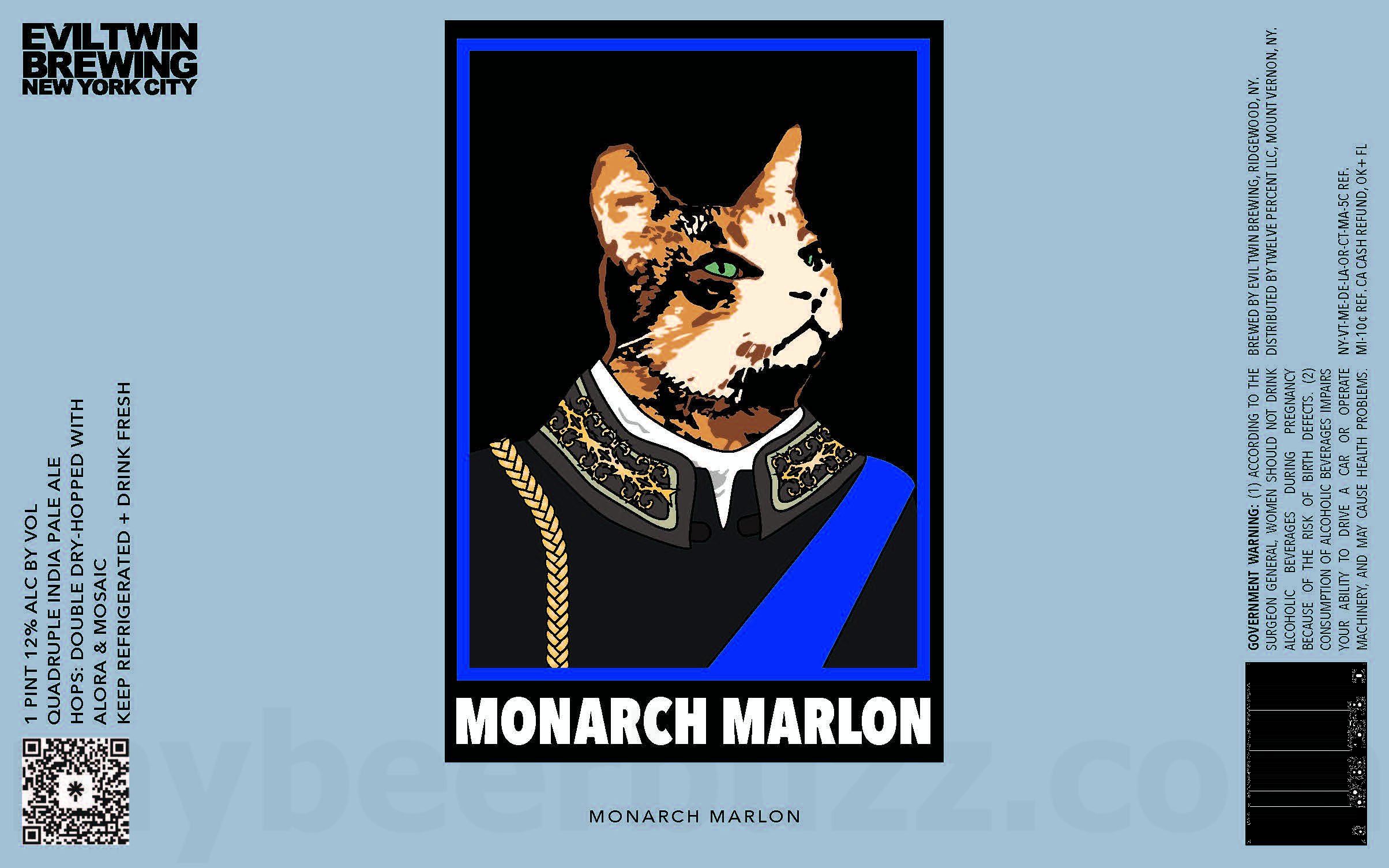 2025 Evil Twin Monarch Marlon 16-oz Cans