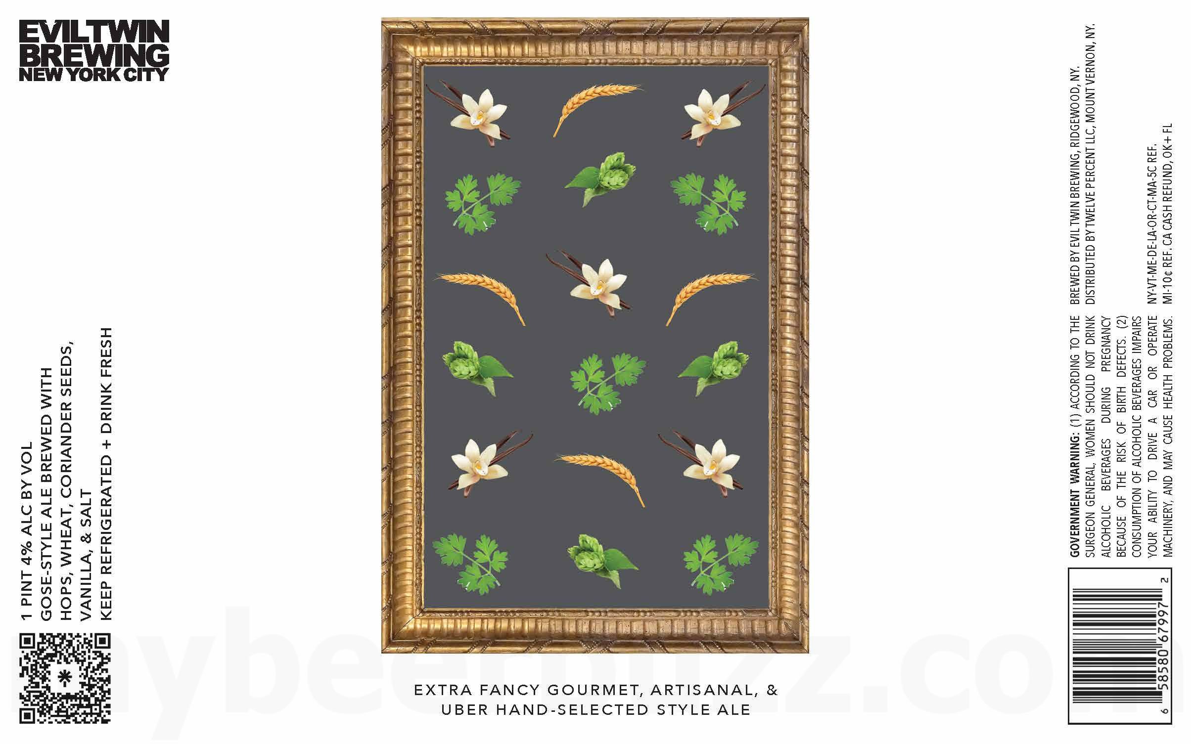 2026 Evil Twin Extra Fancy Gourmet Artisanal & Uber Hand-Selected Style Ale 16-oz Cans