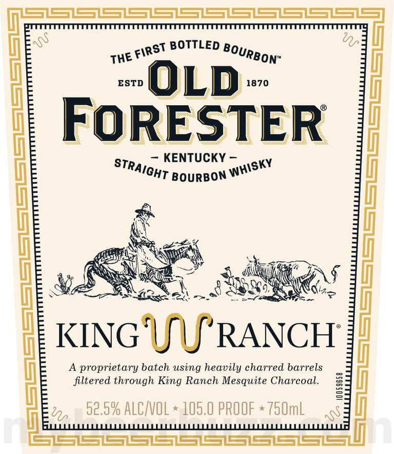 2025 Old Forester King Ranch Edition 750ml Bottles.
