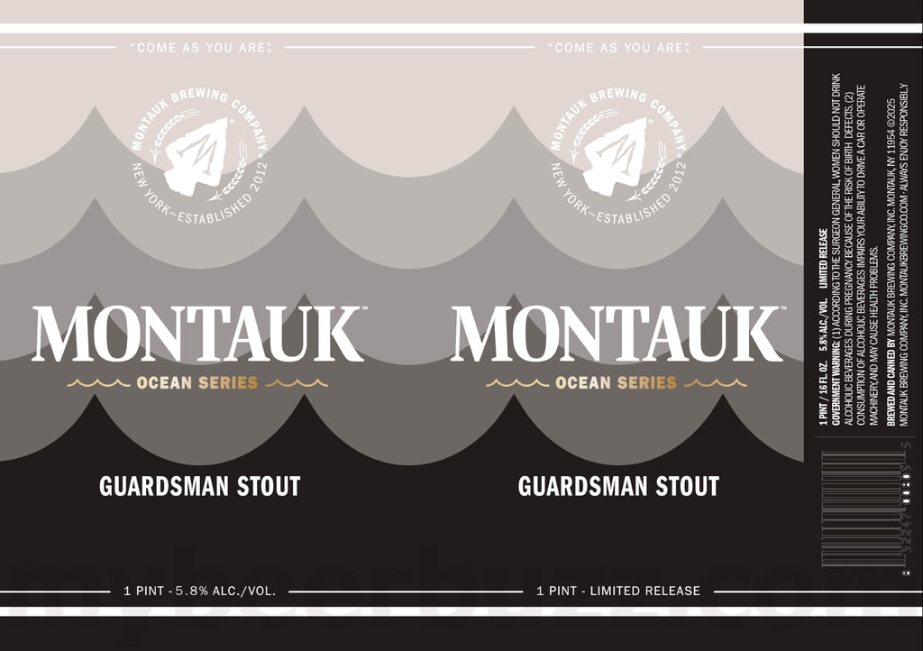 Montauk Brewing Adding Guardsman Stout To New Ocean Series 16oz Cans