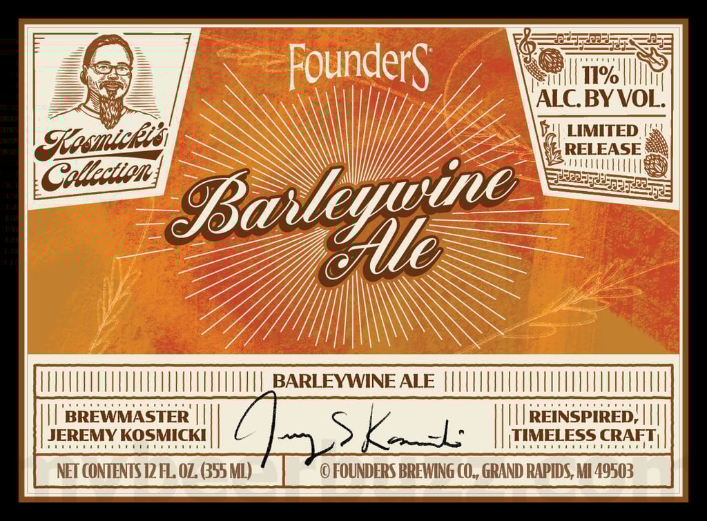 Founders Barleywine Ale Coming To Kosmicki’s Collection Bottles