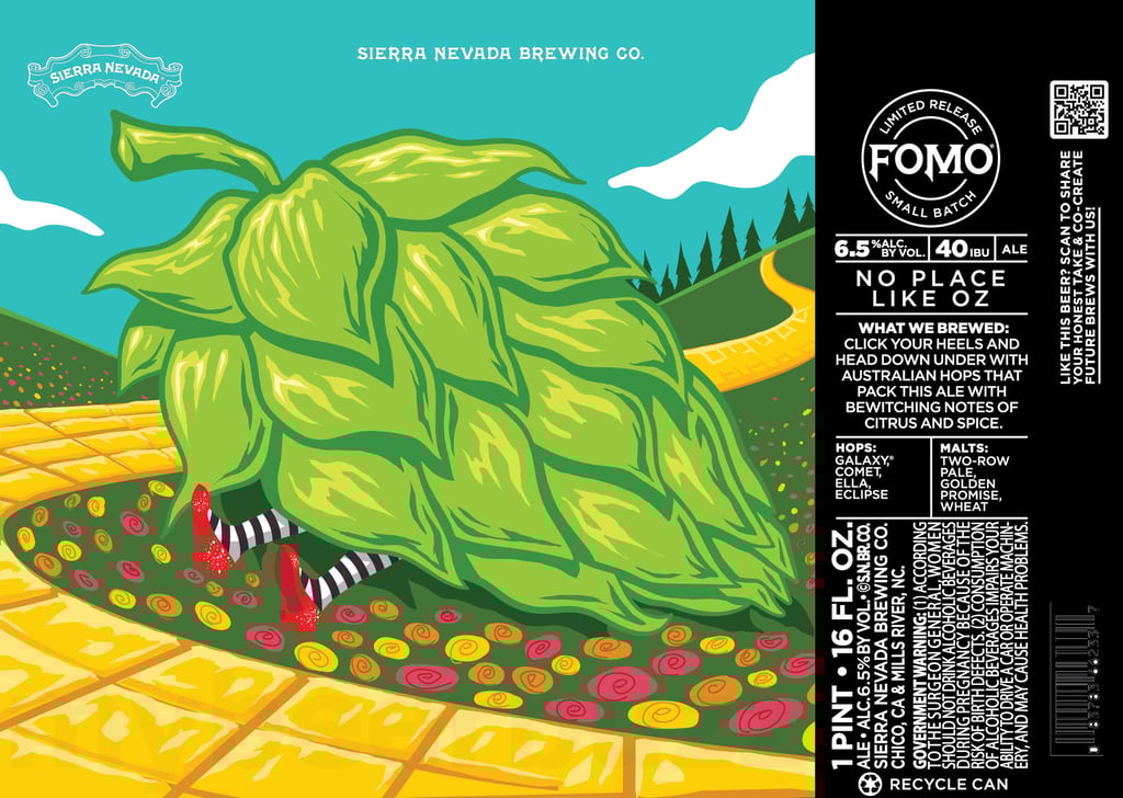 Sierra Nevada Adding No Place Like Oz FOMO Small Batch Cans