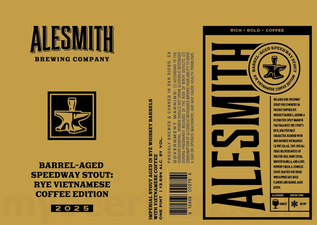 AleSmith Adding Barrel-Aged Speedway Stout: Rye Vietnamese Coffee Edition 2025