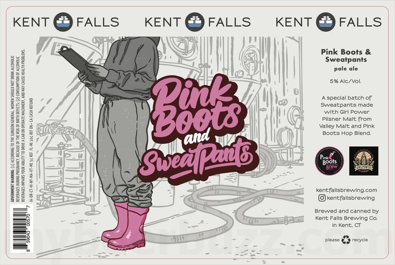 2025 Kent Falls Pink Boots and Sweatpants Cans