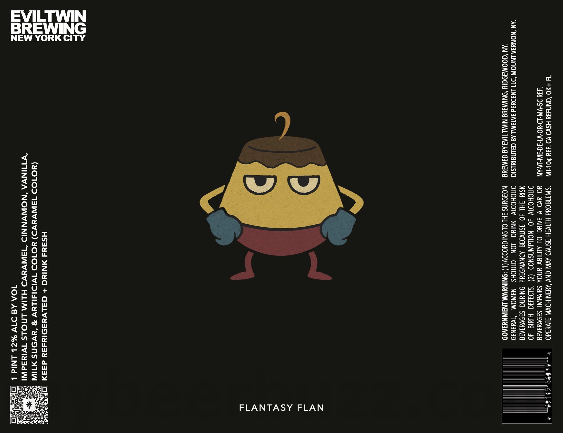 2025 Evil Twin Fantasy Flan 16oz Cans