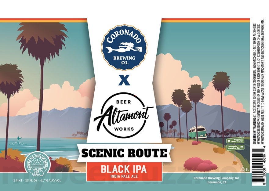 Coronado & Altamont Beer Works Collaborate On Scenic Route Cans
