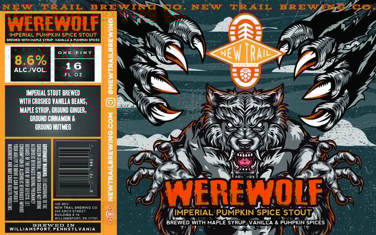 2025 New Trail Werewolf 16oz Cans