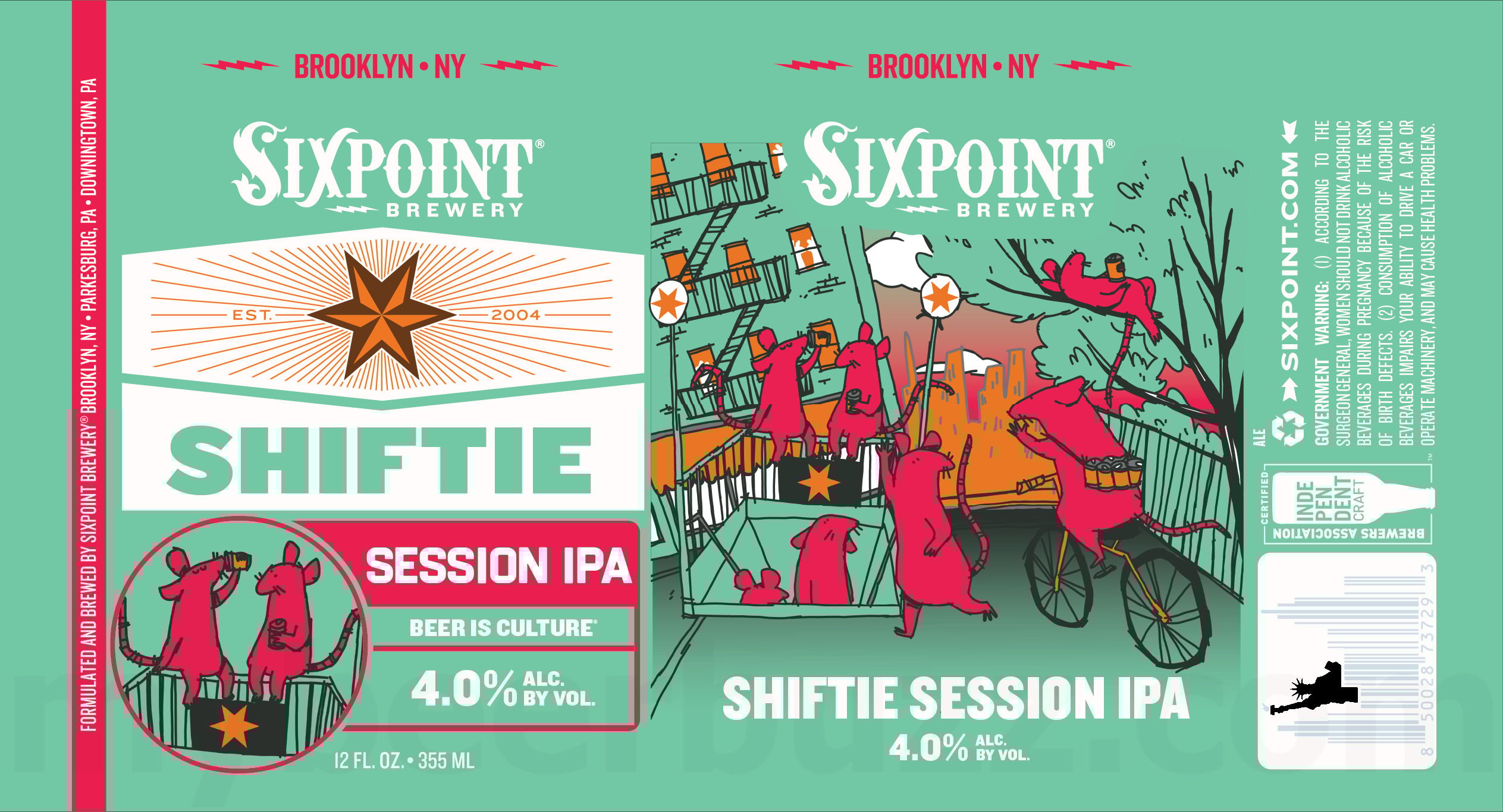 2025 Sixpoint Shiftie 12-oz Cans