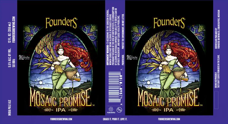 2025 Founders Mosaic Promise 12poz Cans
