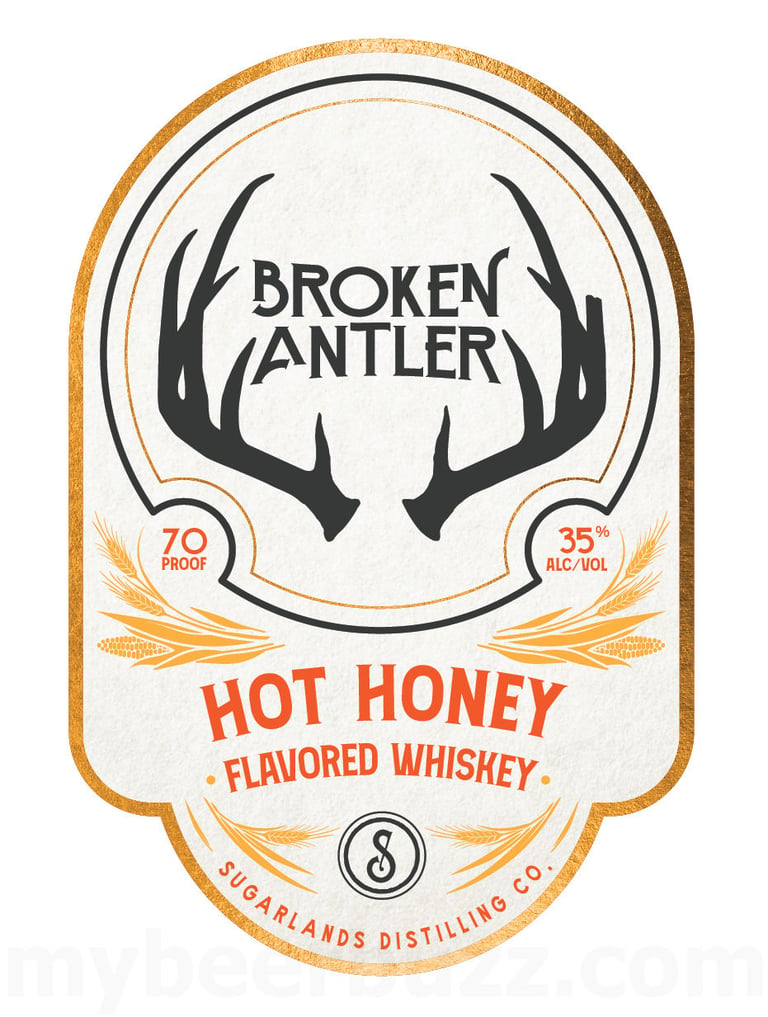 2025 Sugarlands Distillery Broken Antler Hot Honey 700ml Bottles