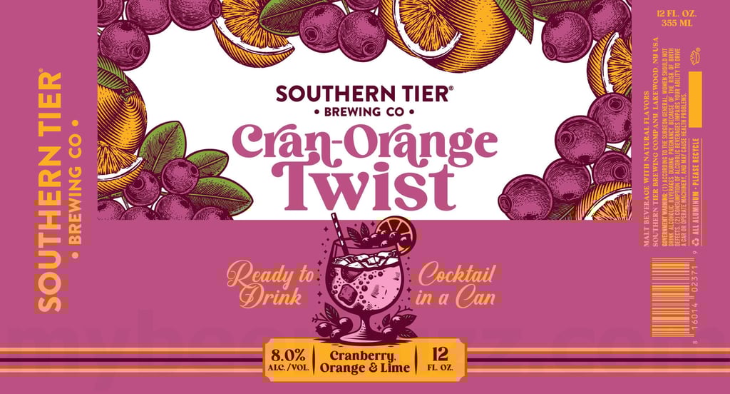 Southern Tier Adding Cran-Orange Twist Ready To Drink Cocktail Cans