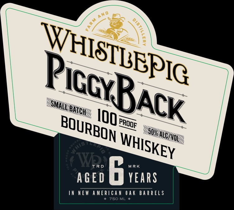 WhistlePig PiggyBack 100 Proof 6-Year Small Batch Bourbon Whiskey