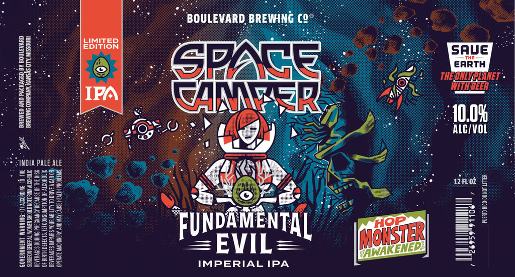 Boulevard Adding Space Camper Fundamental Evil Imperial IPA Cans