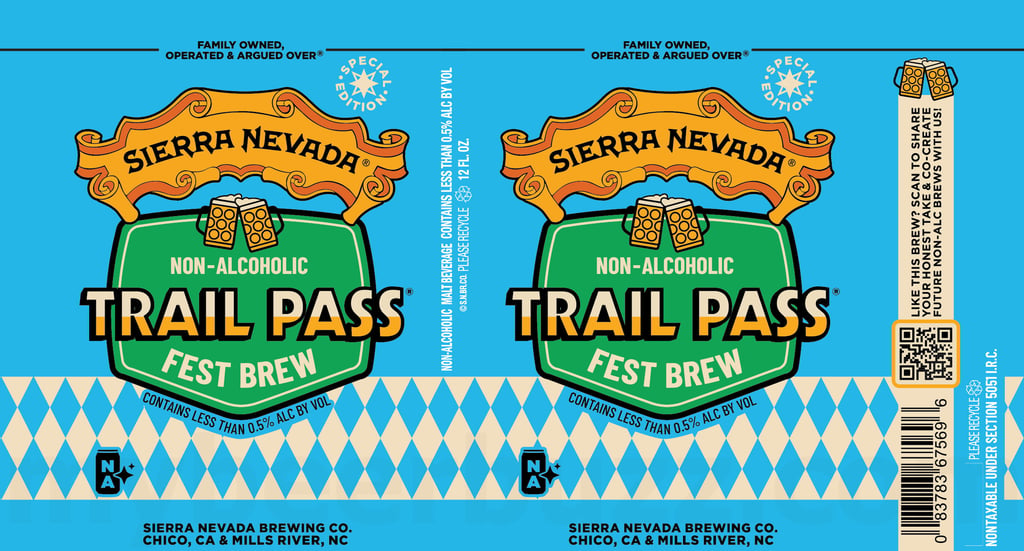 Sierra Nevada Adding Trail Pass Non-Alcoholic Fest Brew