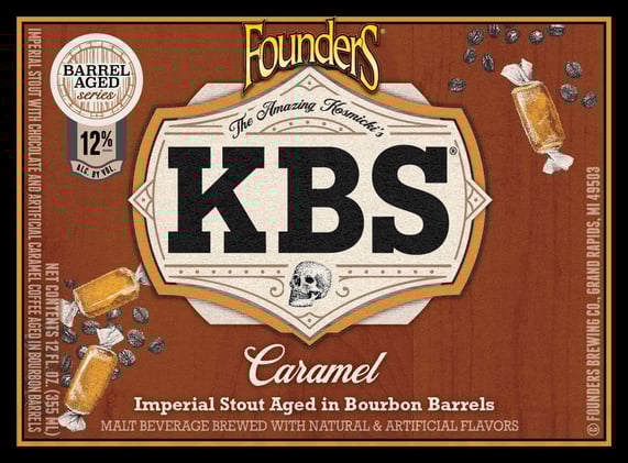 2026 Founders KBS Caramel 12-oz Bottles