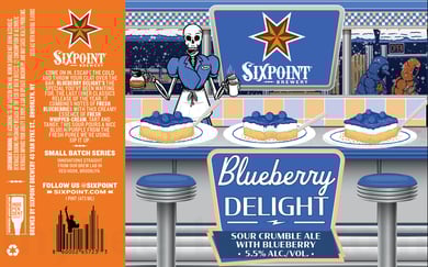 Sixpoint Working On Blueberry Delight Sour Ale, Shiftie, Mango Resin, & Pineapple Resin Cans