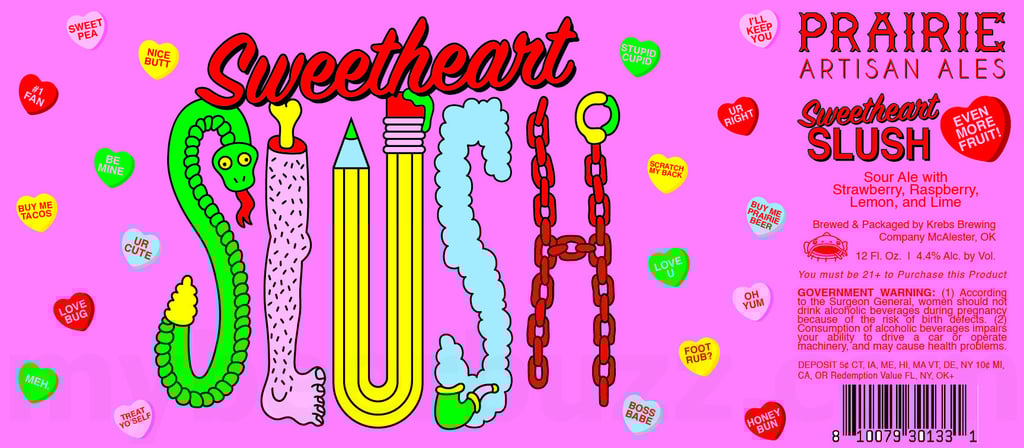 Prairie Artisan Ales Adding Sweetheart Slush Cans