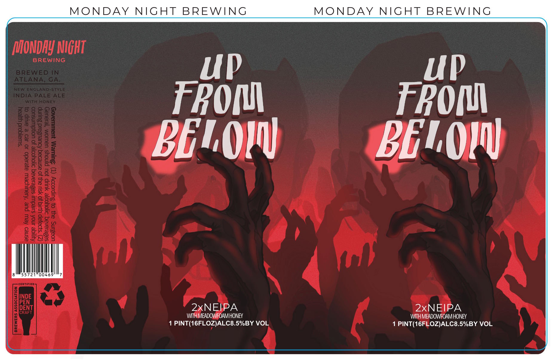 2025 Monday Night Up From Below 16-oz Cans