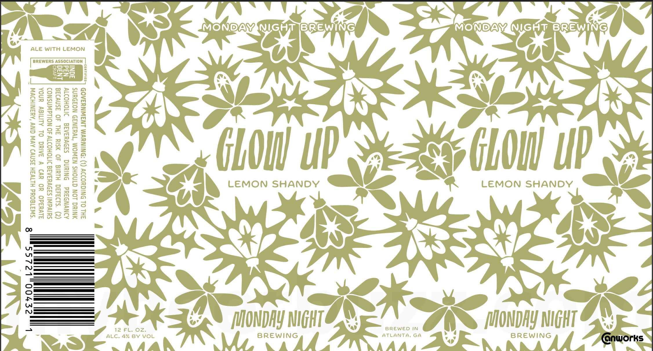 2025 Monday Night Brewing Glow Up 12-oz Cans