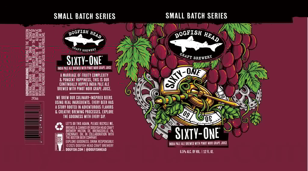 Dogfish Head Sixty-One Returning In Small Batch Series Cans