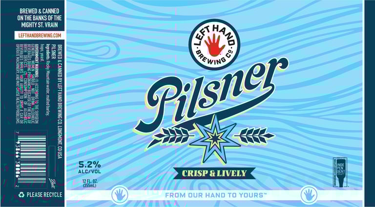 Left Hand Pilsner 12oz Cans