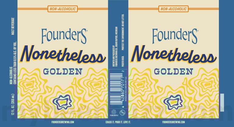 2025 Founders Nontheless 12oz Cans