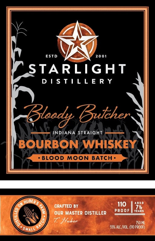 2025 Starlight Distillery Bloody Butcher 750ml Bottles