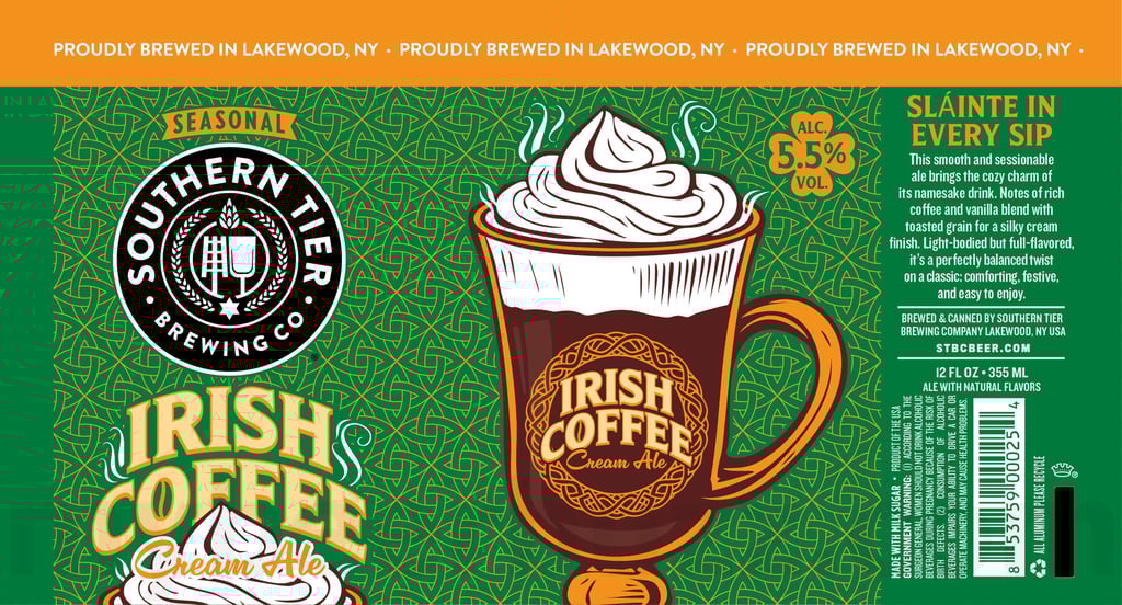 Southern Tier Brewing Adding Irish Coffee Cream Ale Cans