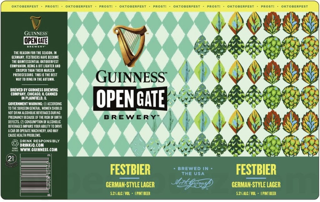 Guinness Open Gate Adding Festbier & Long December Cans