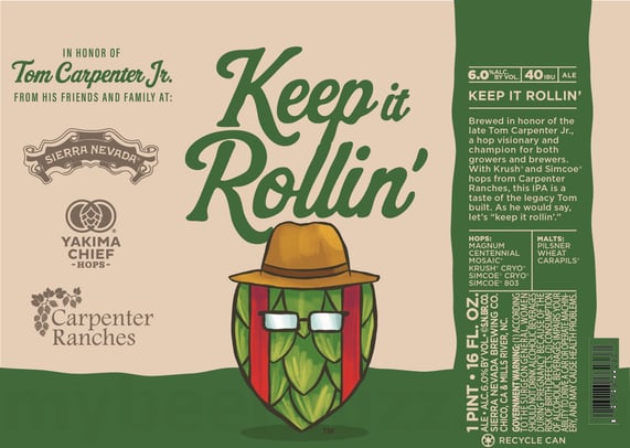 2025 Sierra nevada Keep It Rollin' 16oz Cans