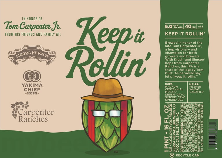 2025 Sierra nevada Keep It Rollin' 16oz Cans
