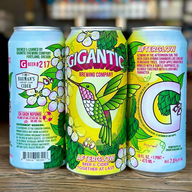 2025 Gigantic Brewing Afterglow 16oz Cans