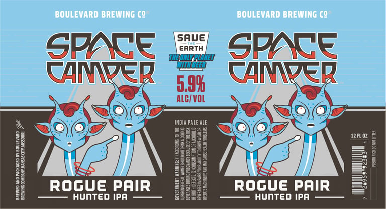 2025 Boulevard Brewing Space Camper Rogue Pair Hunted IPA 12-oz Cans