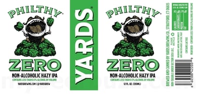 Yards Brewing Working On Philthy Zero Non-Alcoholic Hazy IPA Cans