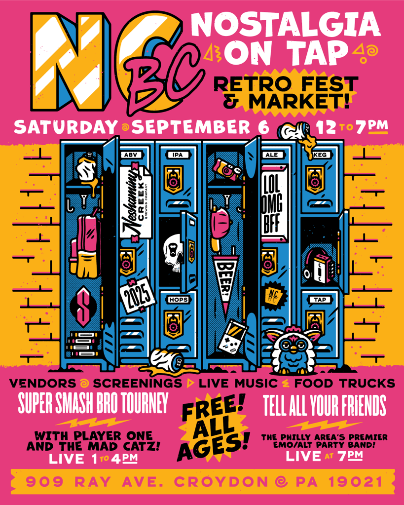 Neshaminy Creek Nostalgia on Tap Retro Fest & Market Coming 9/6