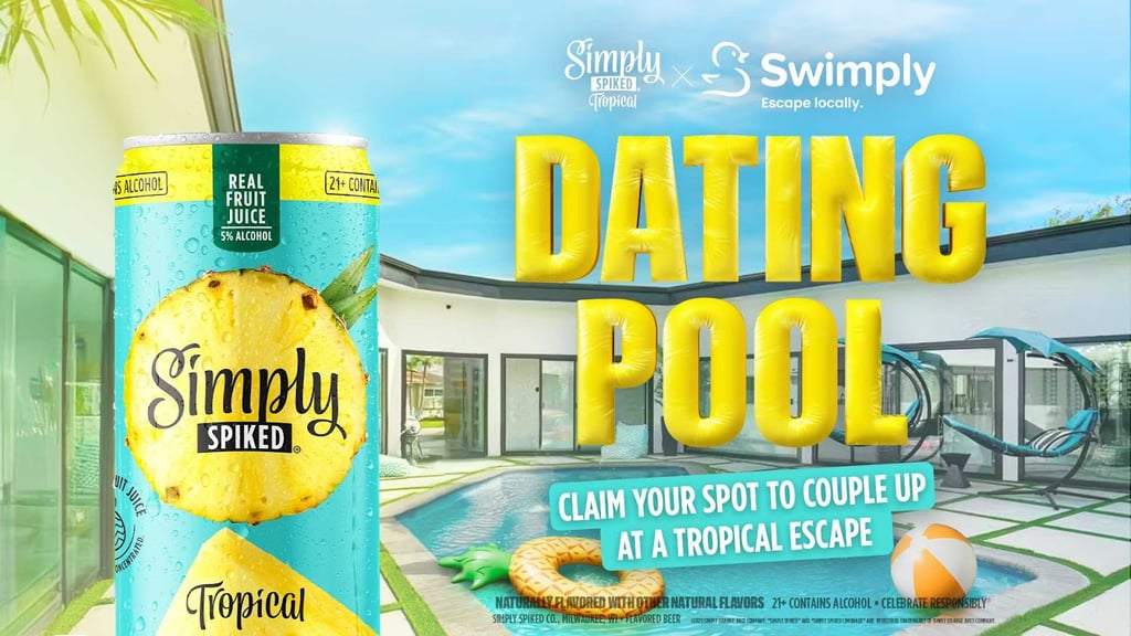 Simply Spiked Tropical Variety Pack: Love Island Stars Host L.A. Tropical Pool Party for Singles Seeking Romance