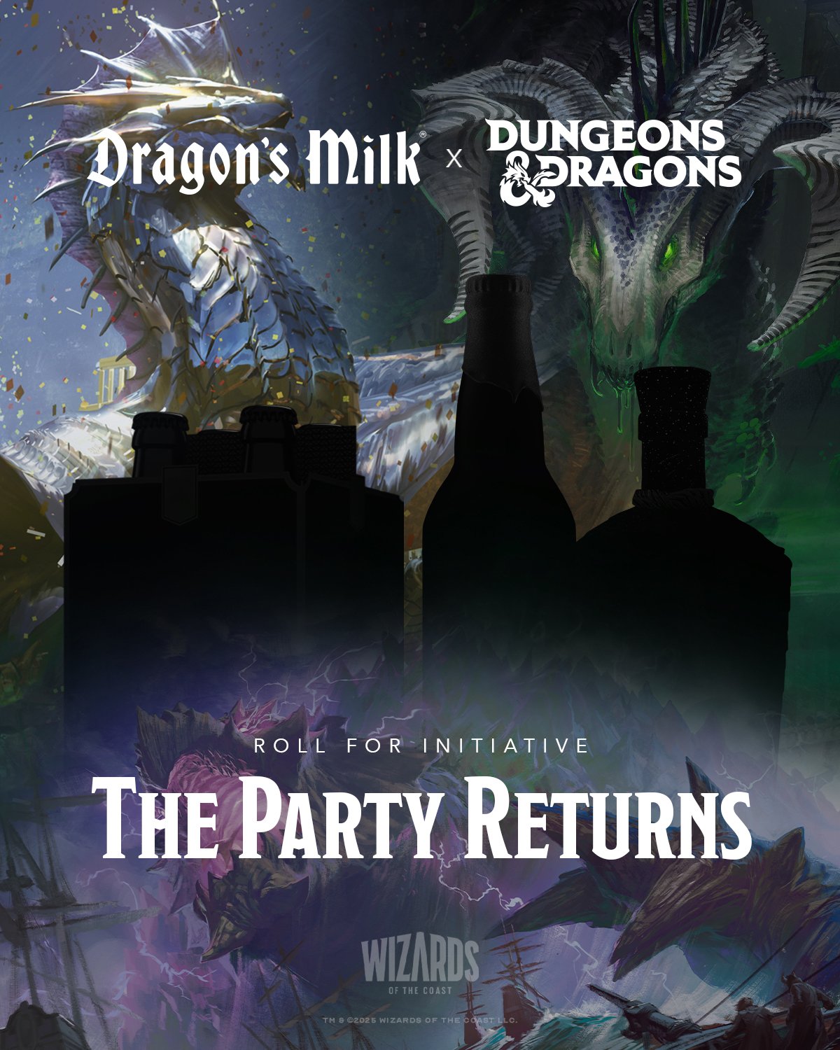 2025 New Holland Dungeons & Dragons Coconut Rum Barrel Reserve Poster