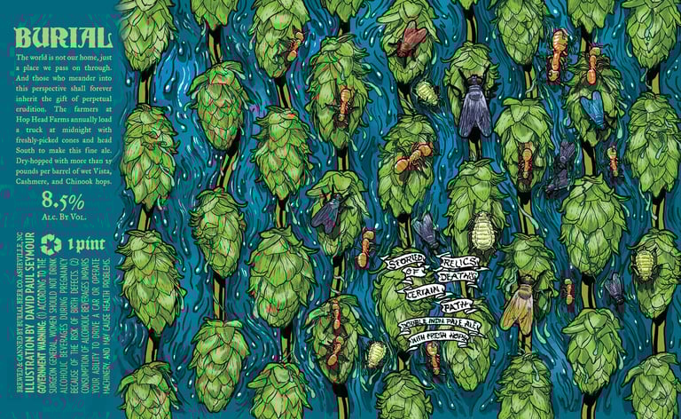 2025 Burial Beer Storied Relics of Death’s Certain Path 16-oz Cans