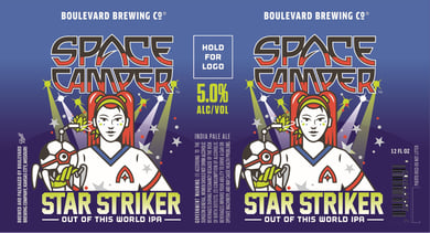 Boulevard Adding Space Camper Star Striker Out Of This World IPA Cans
