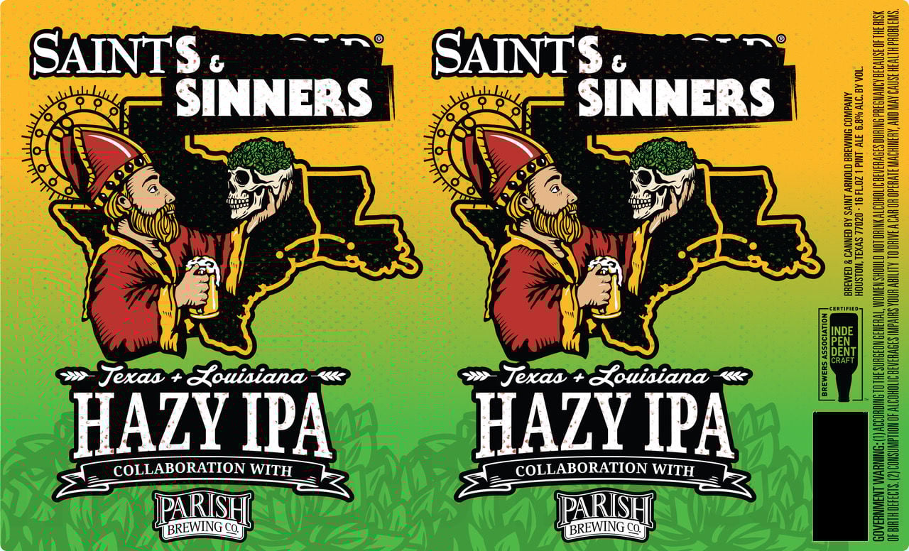 2026 St. Arnold Saints & Sinners 16-oz Cans