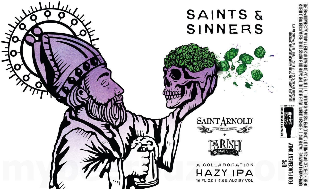 2026 Saint Arnold Saints & Sinners 16-oz Cans