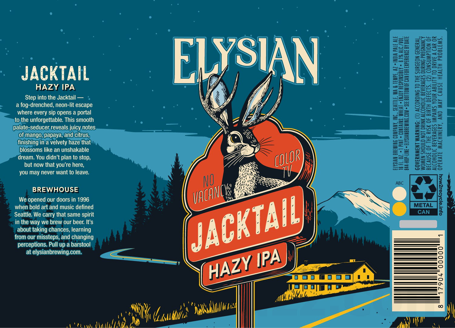 2026 Elysian Jacktail 16-oz Cans