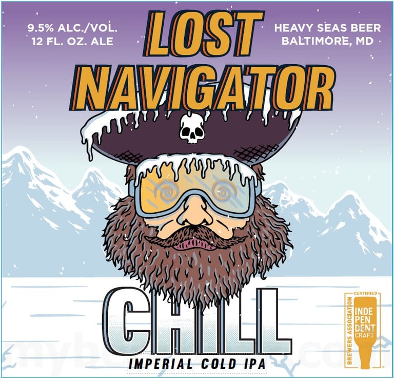 2025 Heavy Seas Lost Navigator Chill 12-oz Bottles