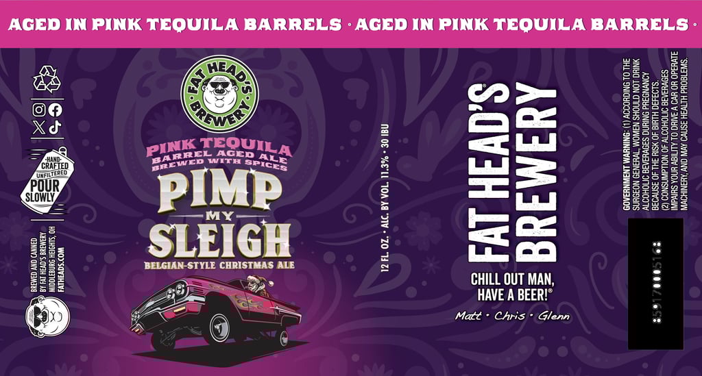 Fat Head’s Brewery Adding Pink Tequila Pimp My Sleigh Cans
