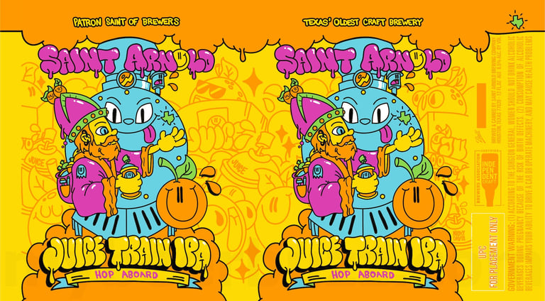 2025 Saint Arnold Juice Train12-oz Cans