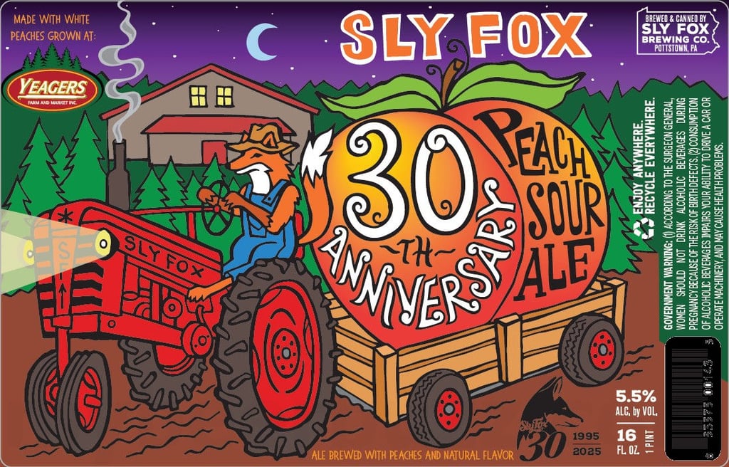 Sly Fox Adding 30th Anniversary Pecah Sour Ale